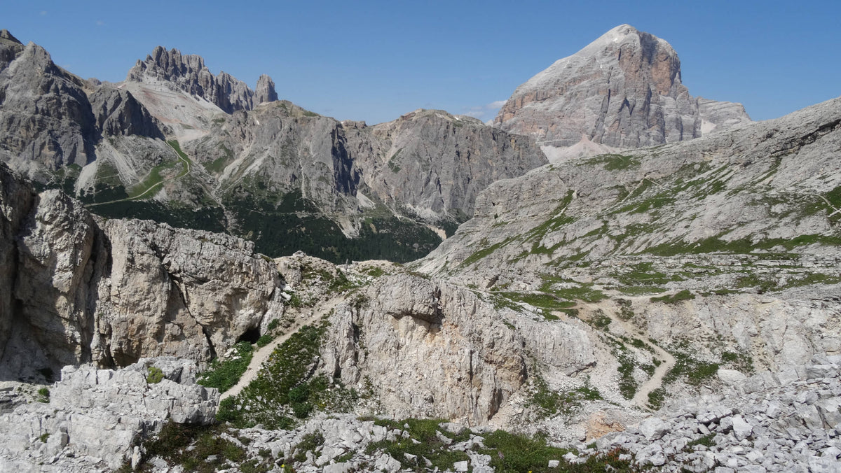 A Mountain Pass in the Dolomite Mountains