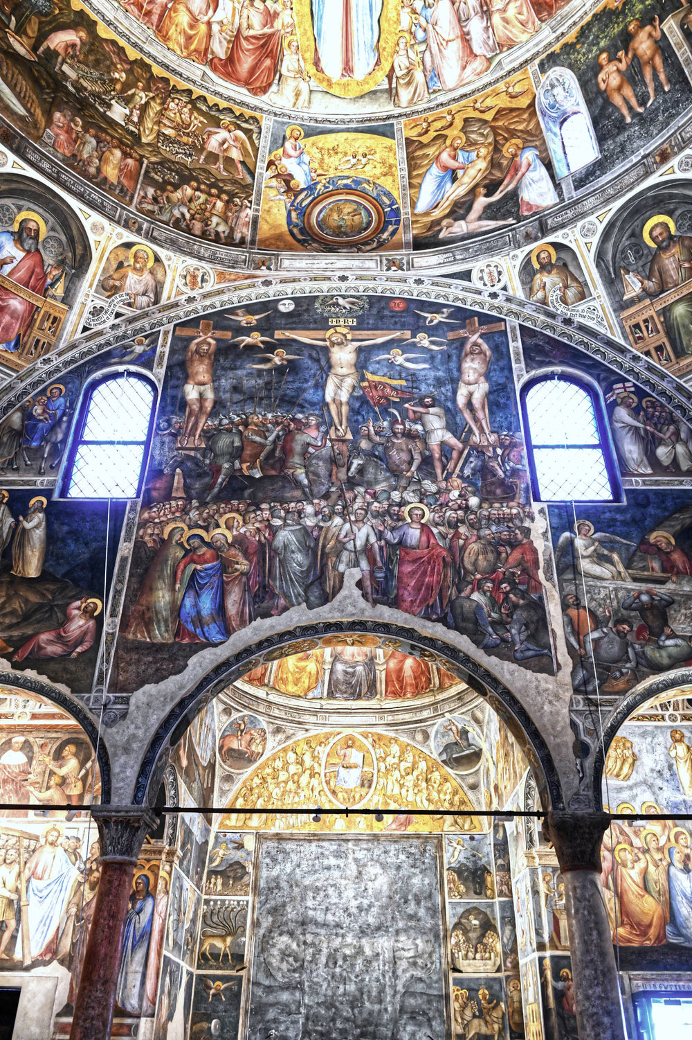 Fresco, Crucifixion, Padua Baptistery