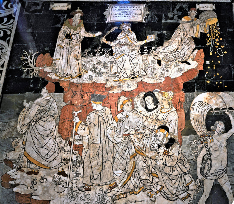 [Allegory on the Hill of Wisdom], Siena Cathedral