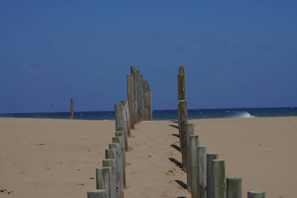 Remains of a Pier At Puerto Rico North Shore