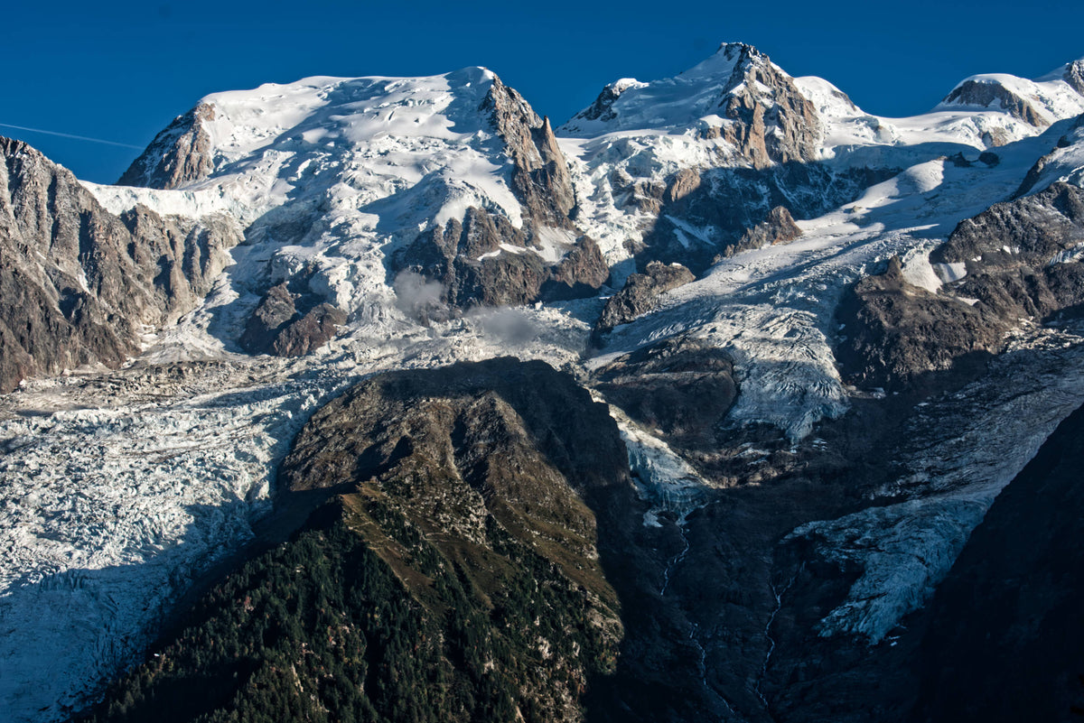 Broken Snowfields near Mont Blanc