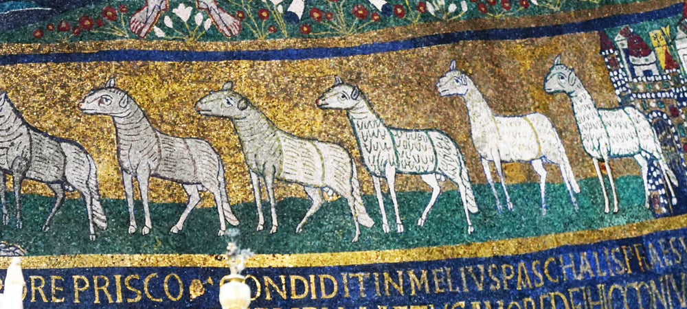 Apse Mosaic Detail, Basilica di Santa Cecilia in Trastevere