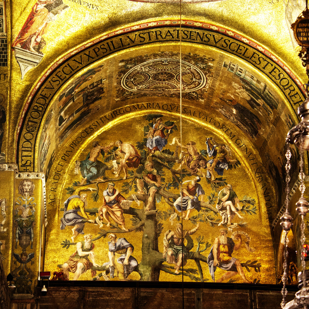 Mosaic Detail, [Tree of Jessee], Basilica di San Marco