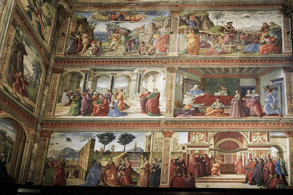 Frescos, Life of St. John, Santa Maria Novella, Florence