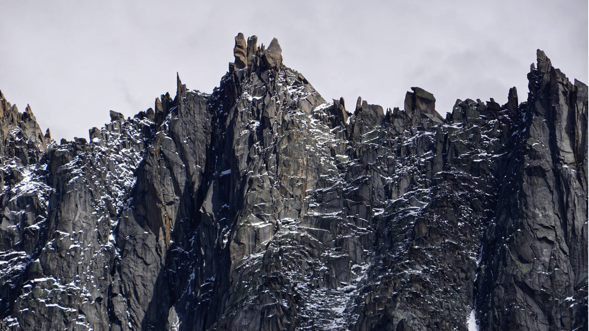 Serrations near Aiguille du Dru