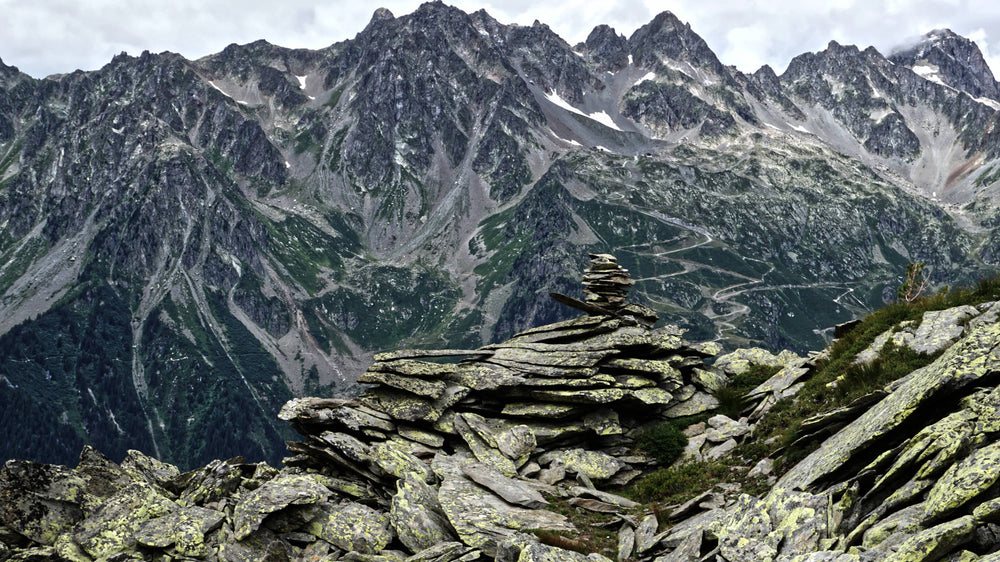 Signal Forbes near Chamonix, France
