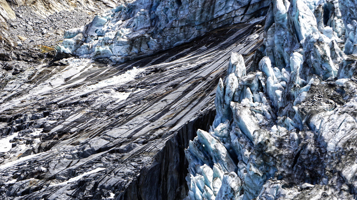 Ice Formation on the Argientiere Glacier
