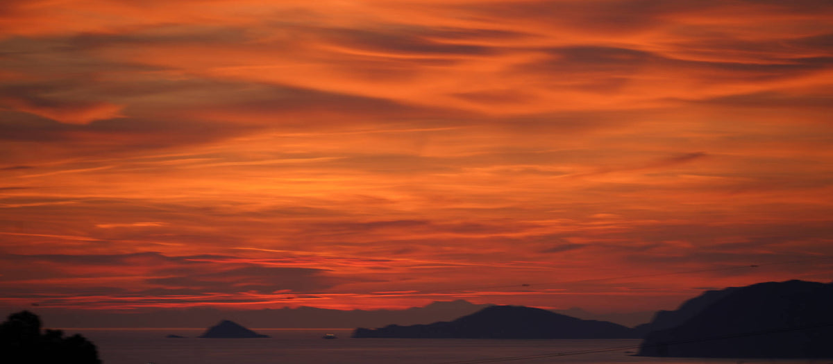 Sunset at Massa, Italy