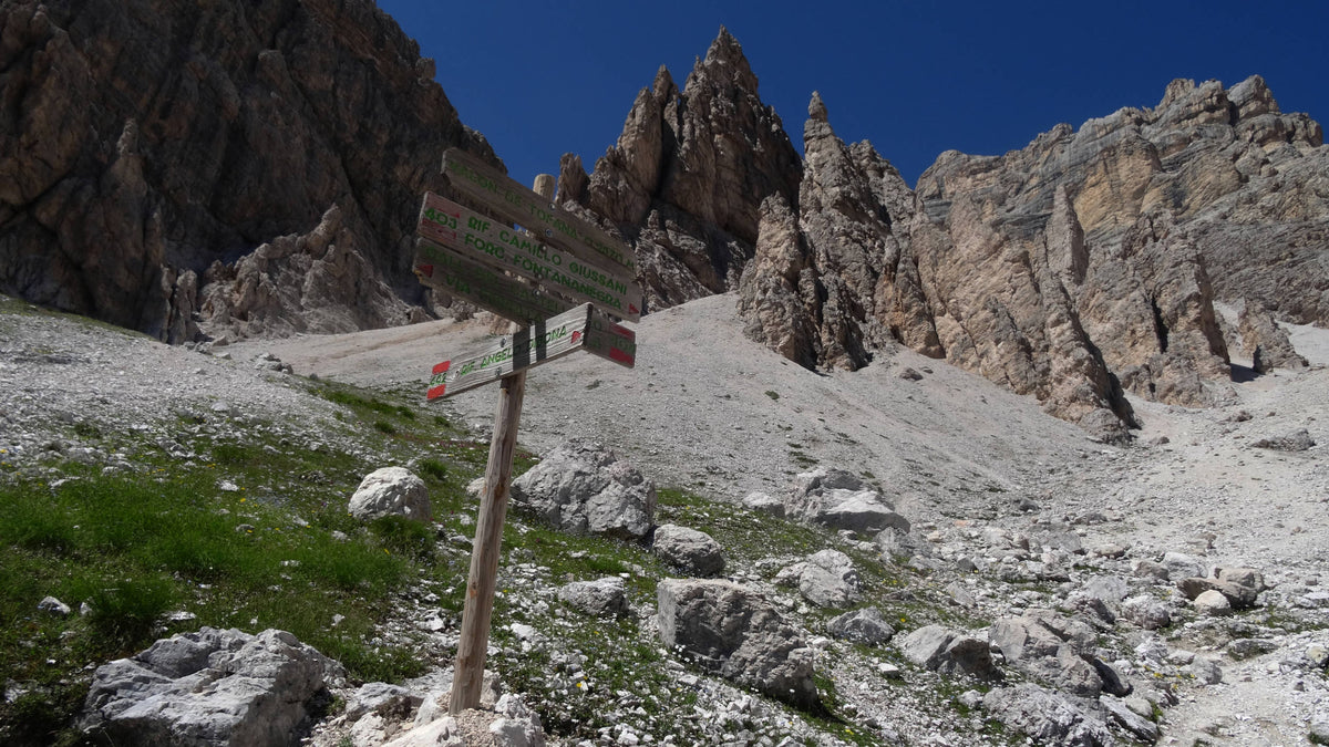 Refugio Camillo Giussani in the Dolomite Mountains