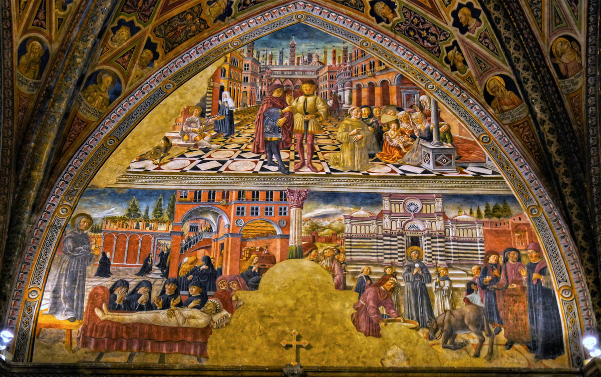 Vecchietta, Fresco, Apostles Creed, Siena Baptistry