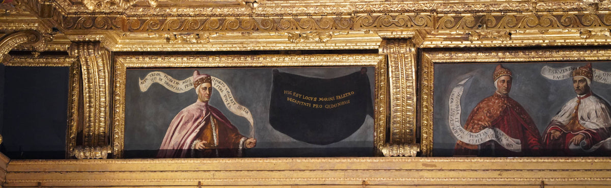 Beheaded Doge Image Concealed in Palazzo Ducale, Venice