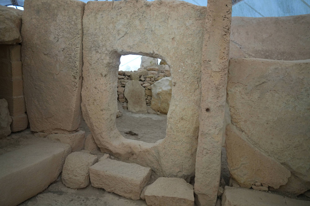 Porthole Doorway at Hagar Qim, Malta