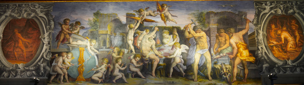 Wall Painting, Angels at Work in Palazzo Vecchio, Florence
