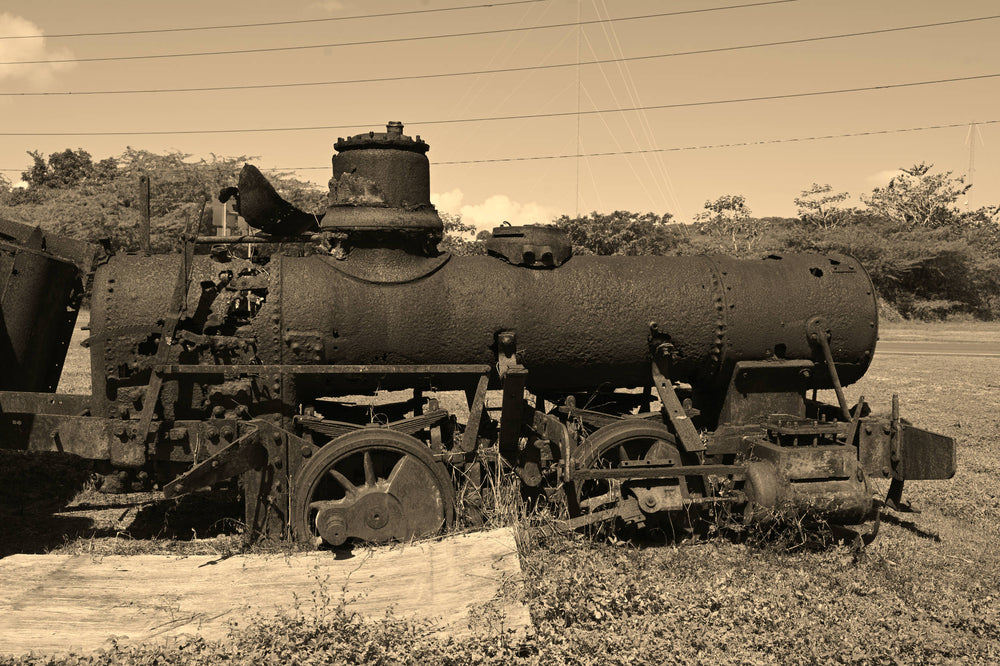Bygone Steam Locomotive, Puerto Rico